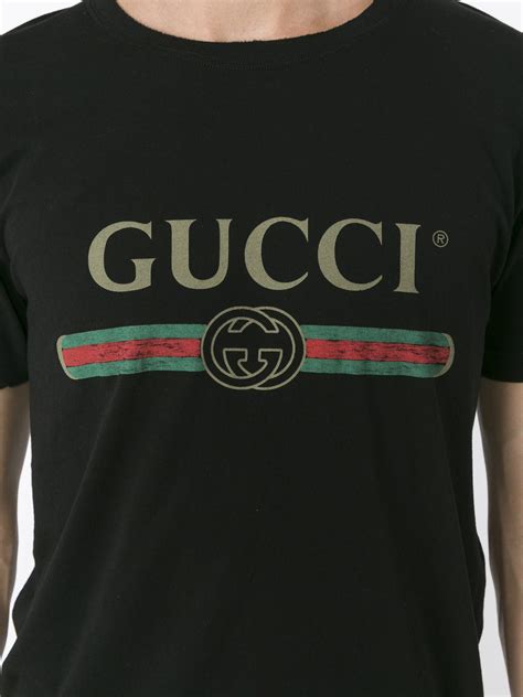 washed t shirt with gucci print price|Gucci t shirt outlet price.